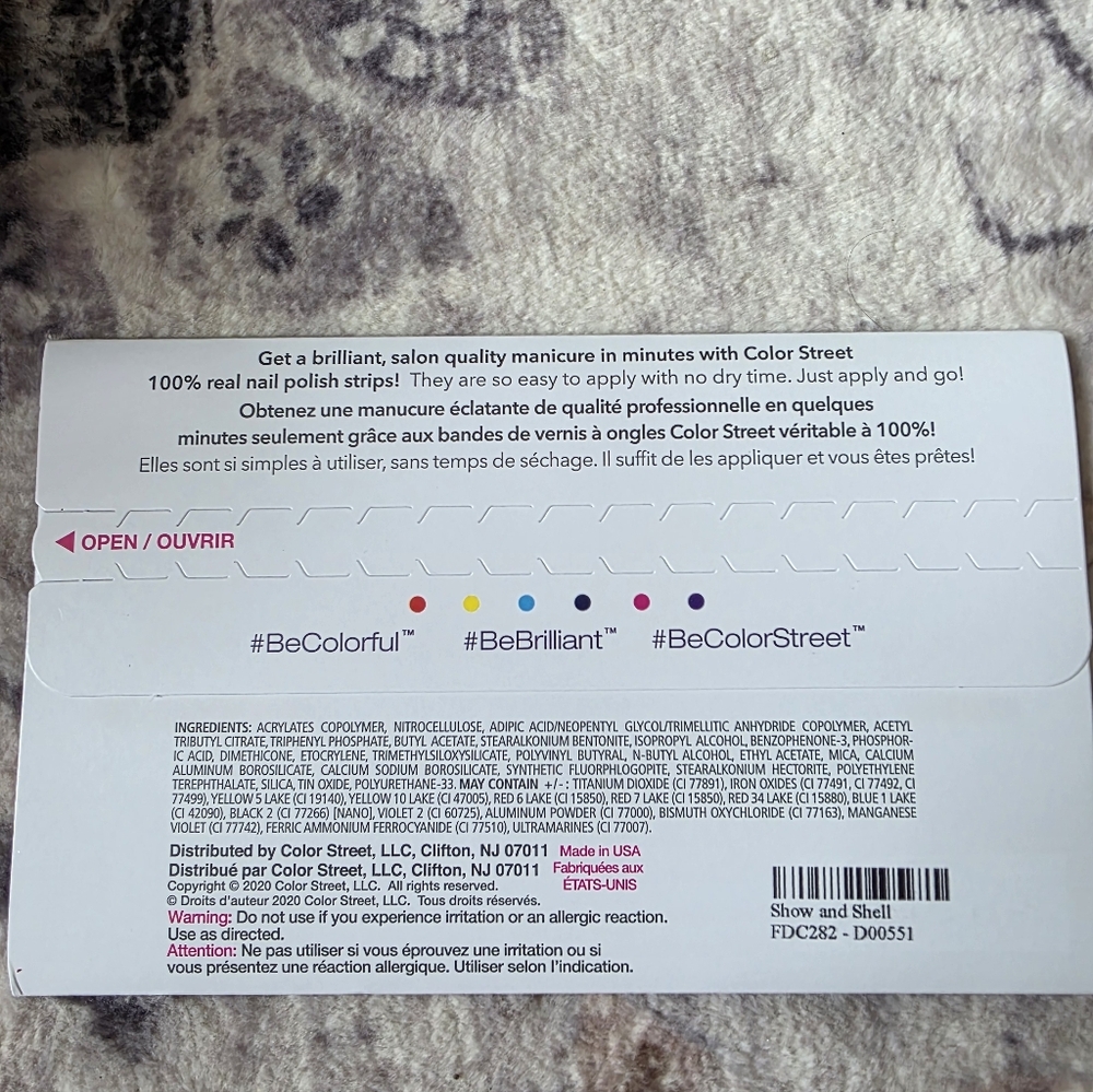 Color Street Show and Shell Nail Strips - Picture 3 of 3